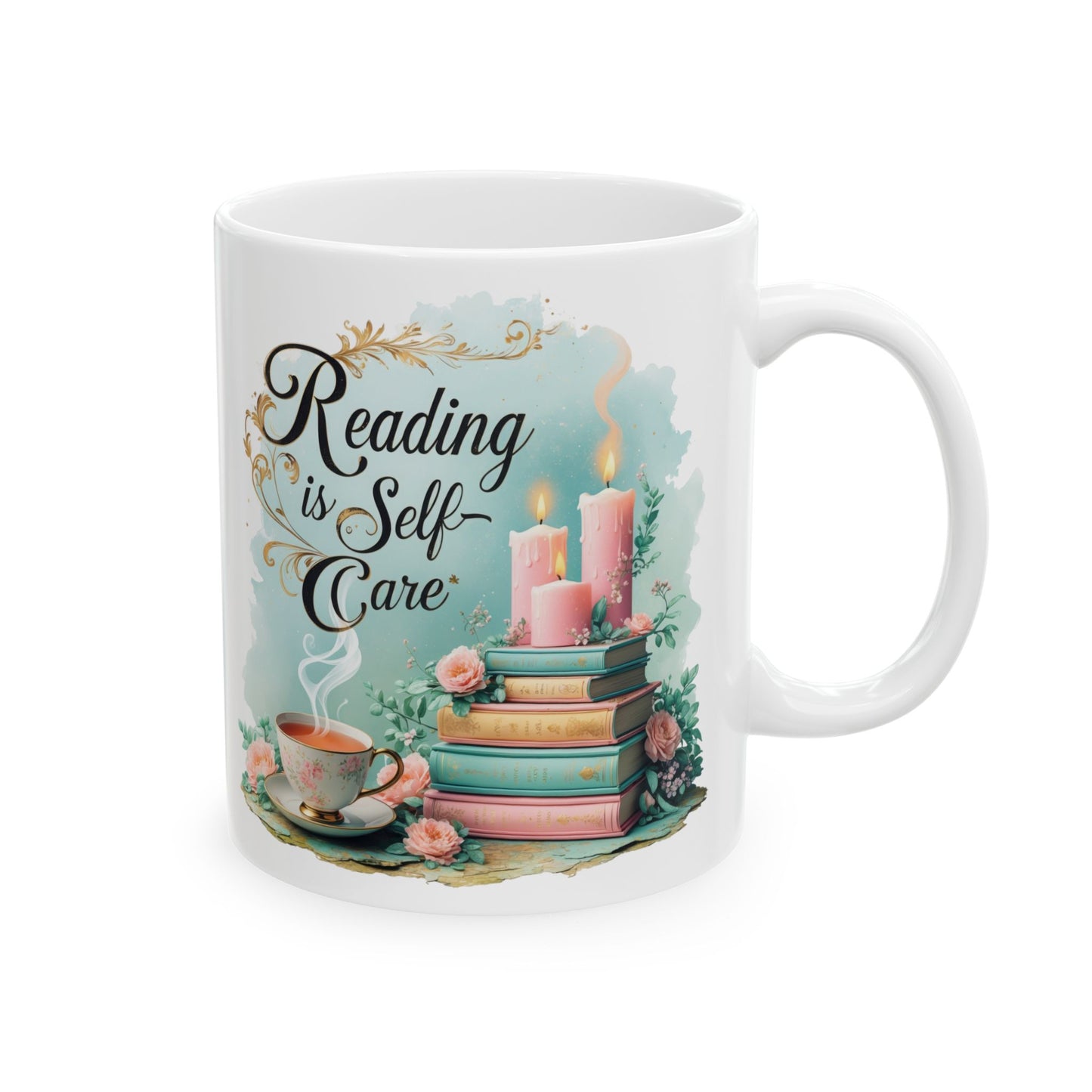"Reading Is Self-Care - Dreamy" Mug (11 oz)