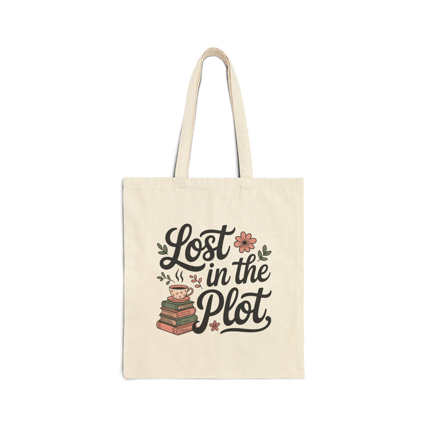 Lost in the Plot – Canvas Tote