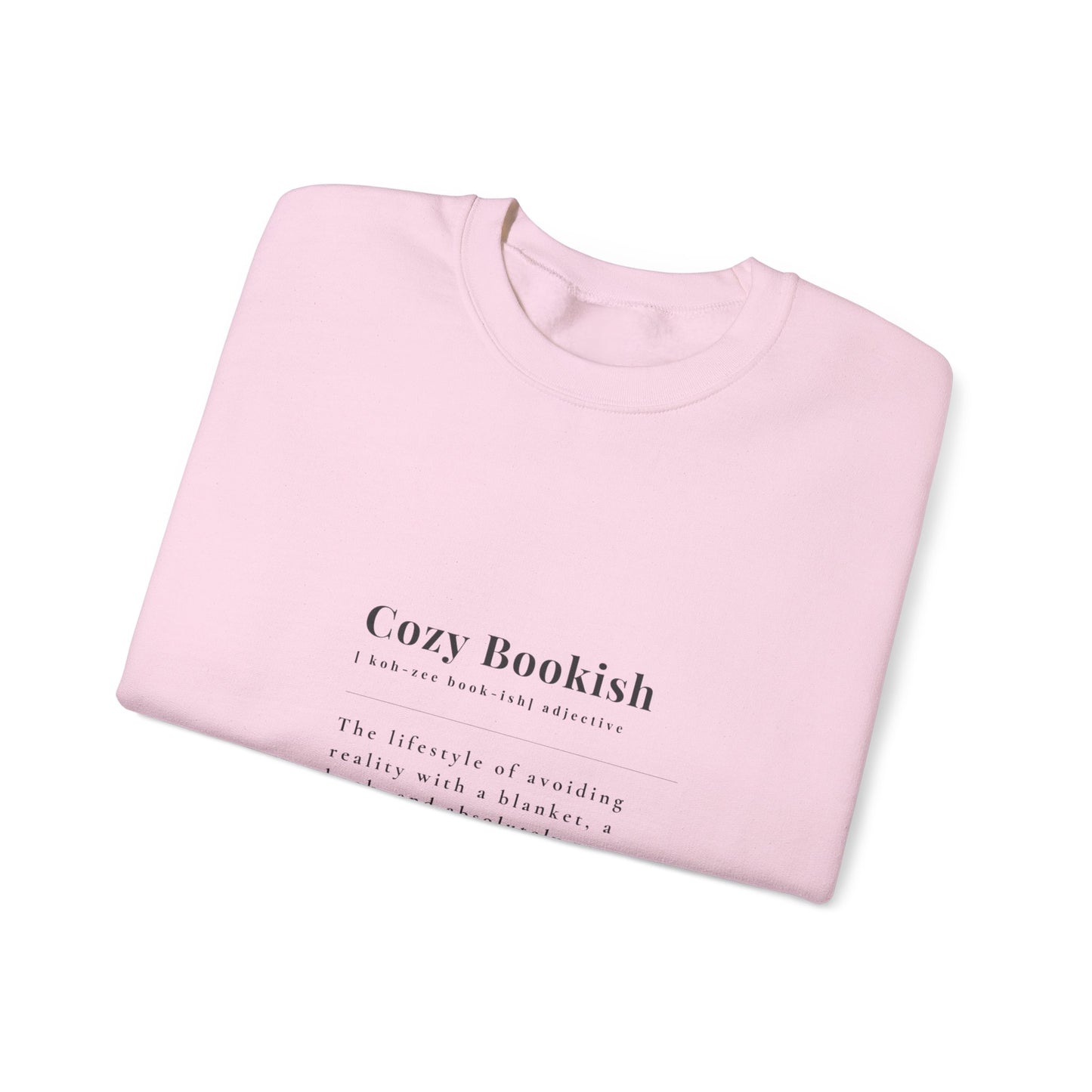 "Cozy Bookish" Sweatshirt - Perfect for Readers and Book Lovers