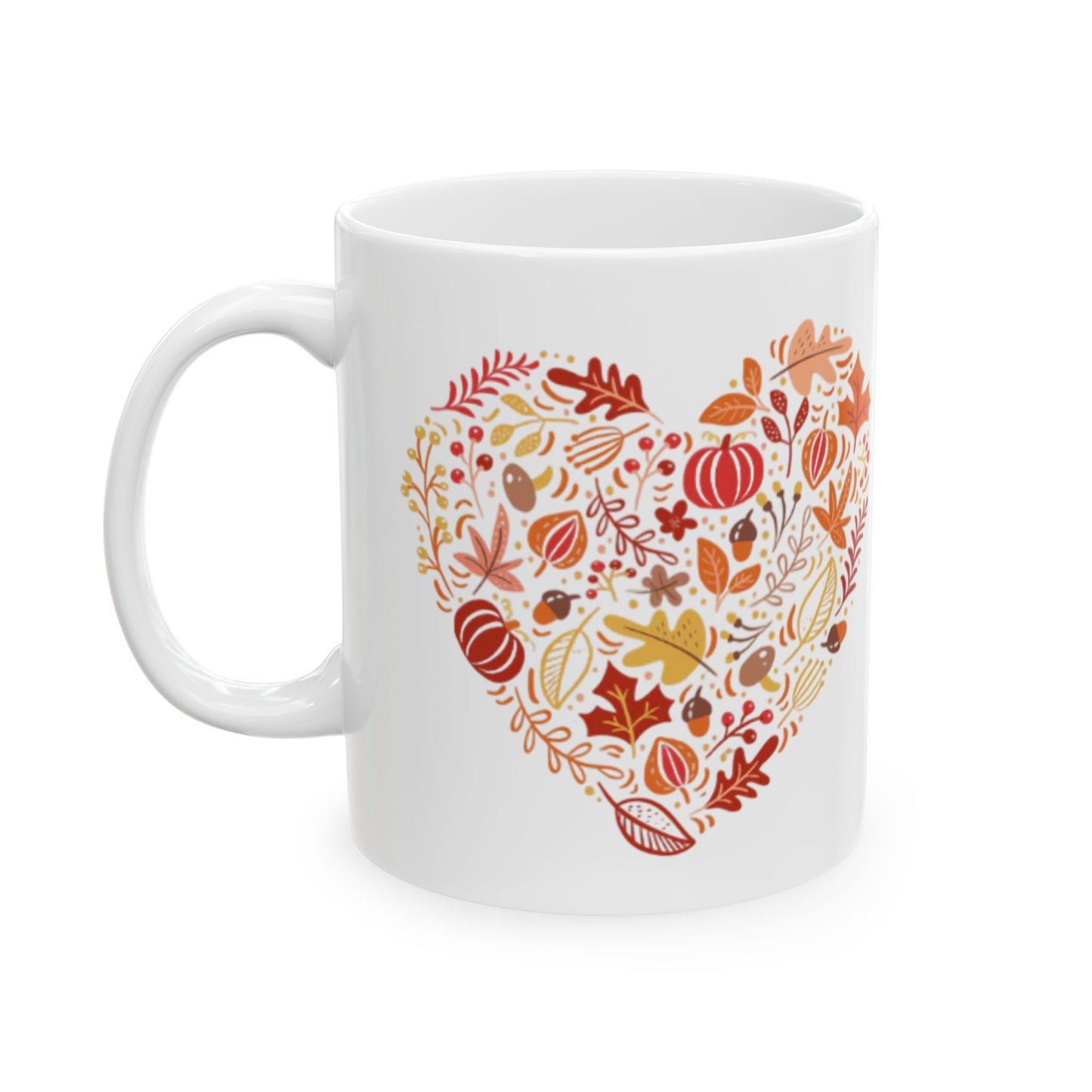 "Fall Hearts" – 11 oz. Mug