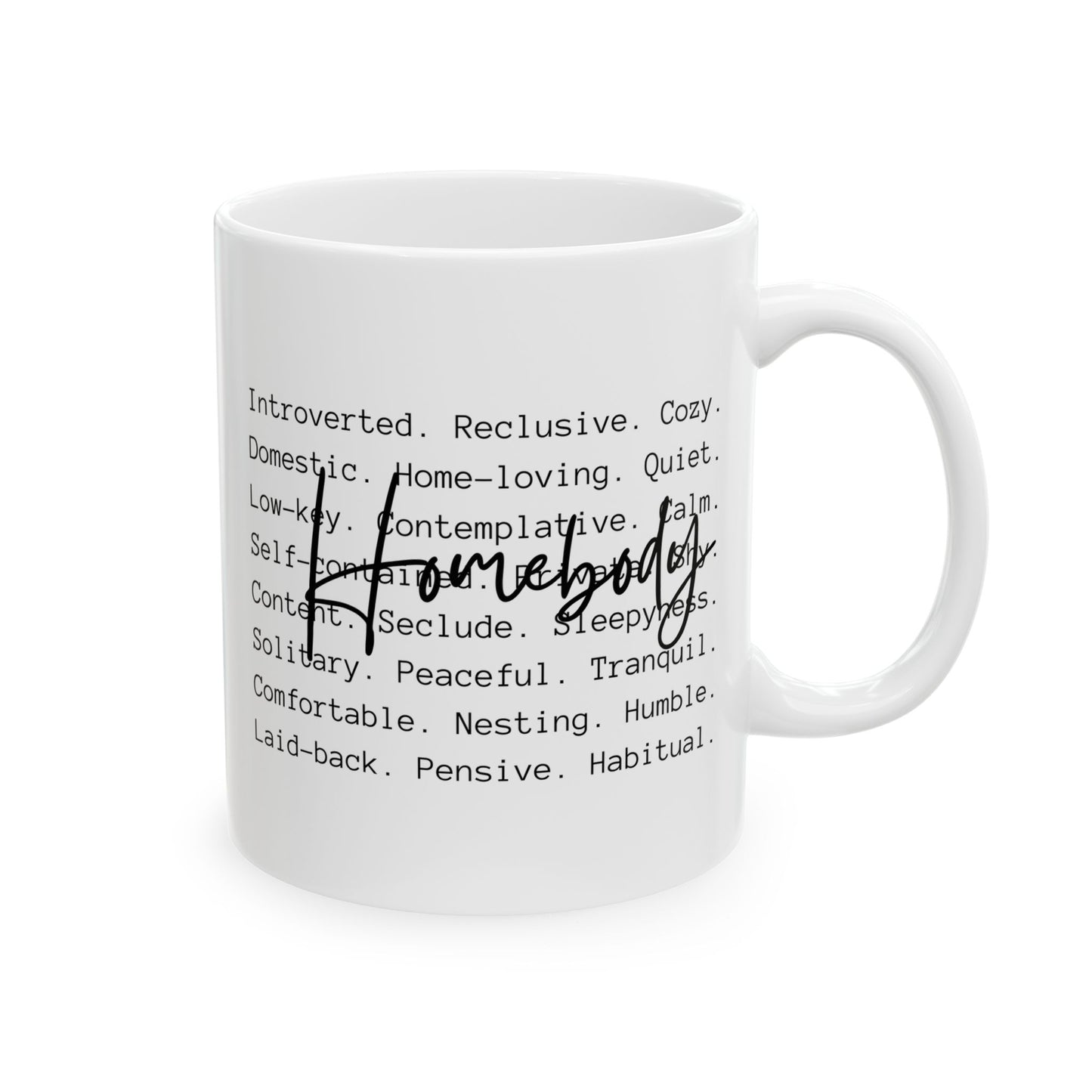 Cozy Homebody Vibes Mug - Perfect Gift for Introverts and Homebodies