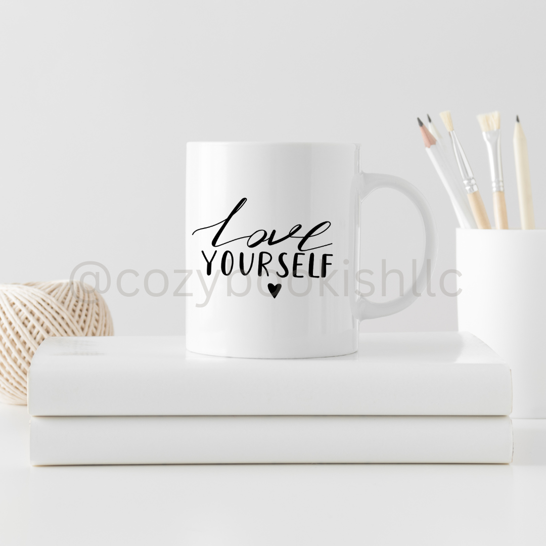 "Love Yourself" Mug, (11oz, 15oz)