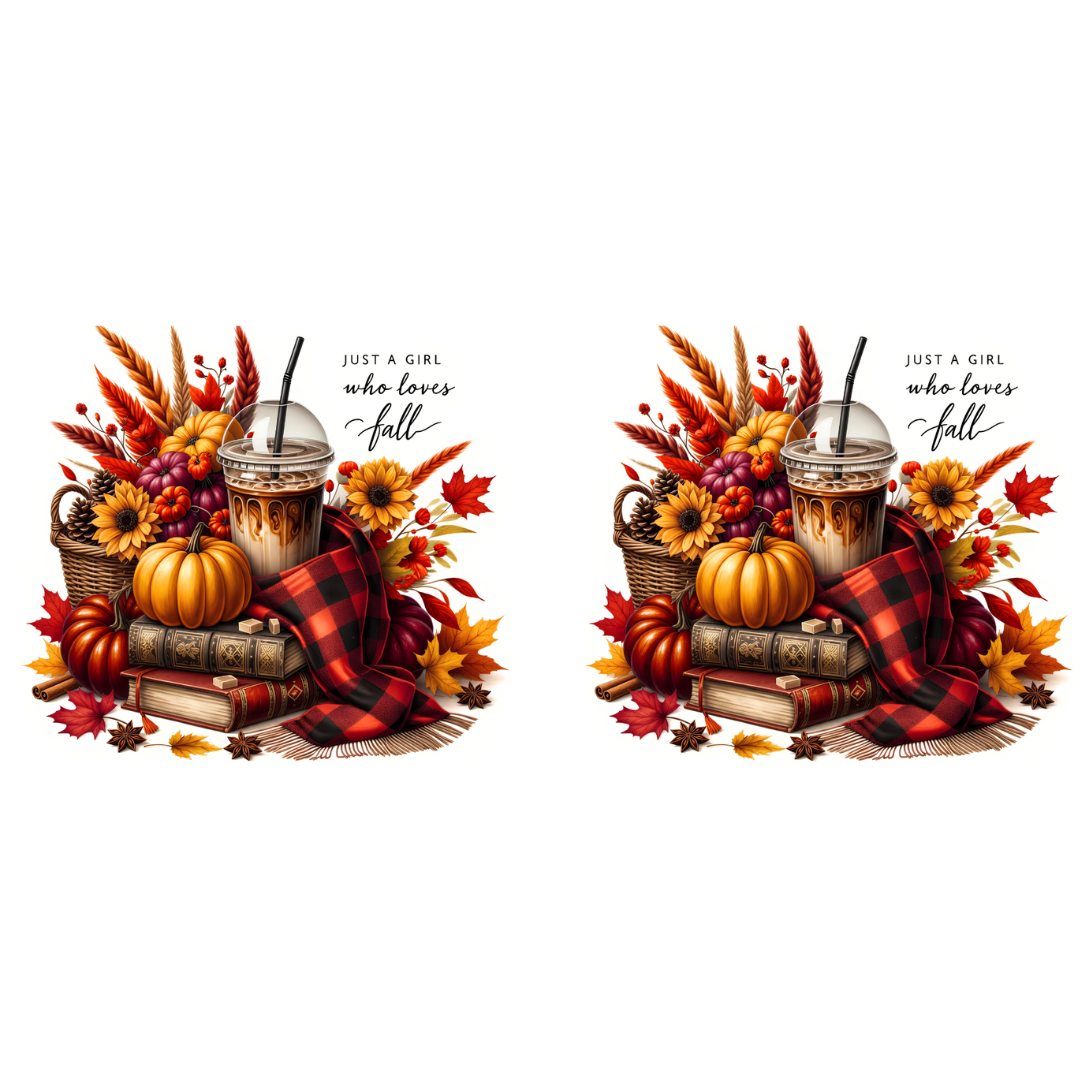 Just a Girl Who Loves Fall – 11 oz. White Mug