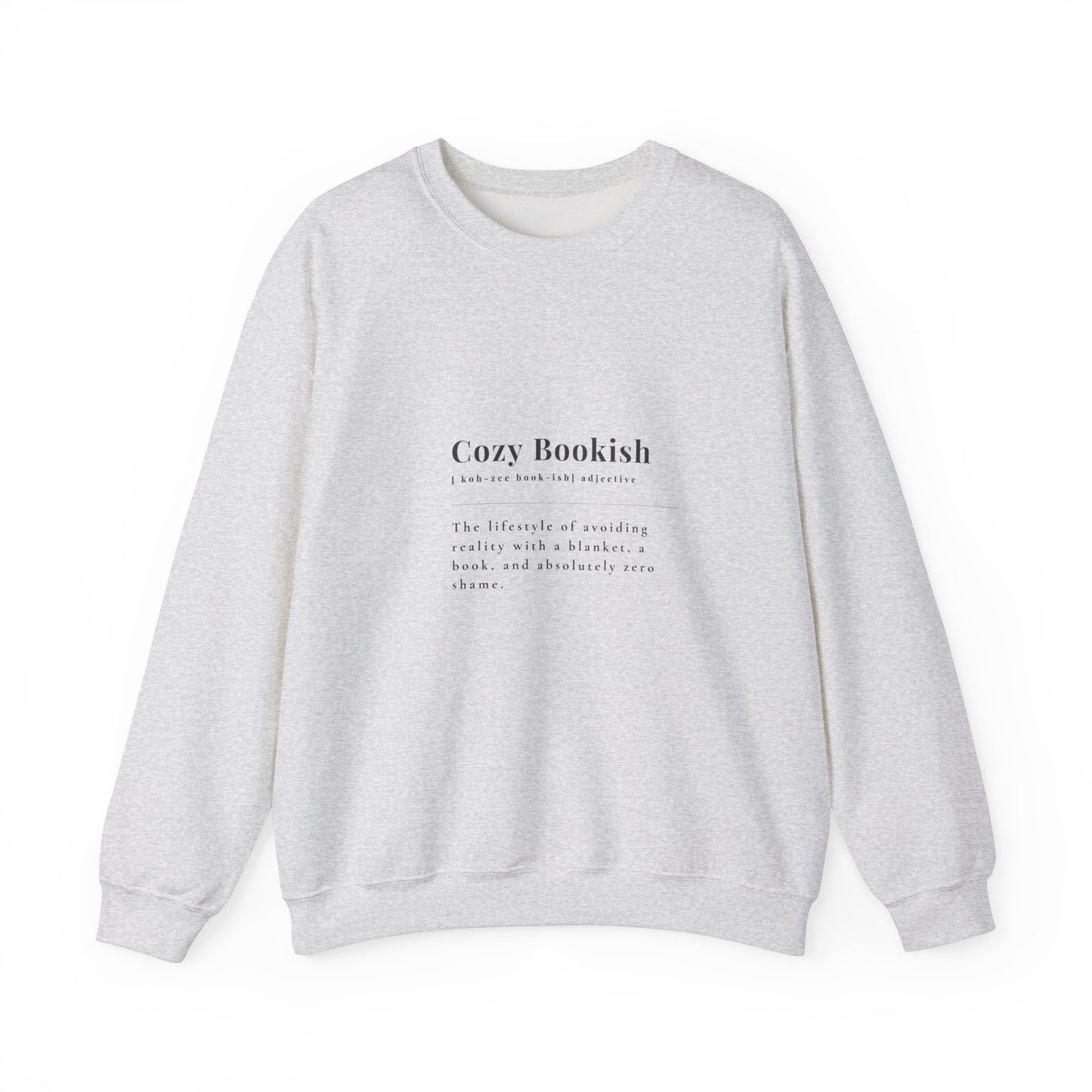 "Cozy Bookish" Sweatshirt - Perfect for Readers and Book Lovers