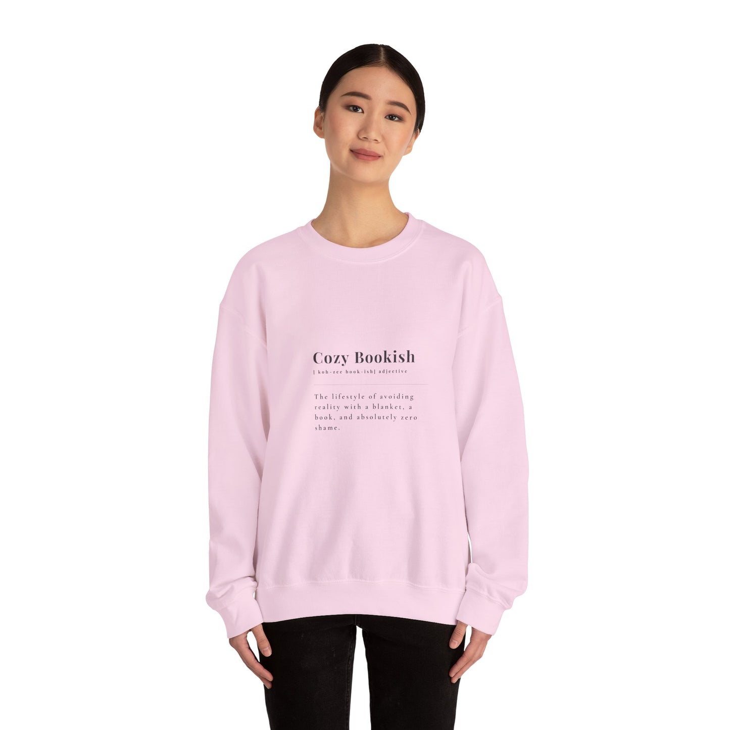 "Cozy Bookish" Sweatshirt - Perfect for Readers and Book Lovers
