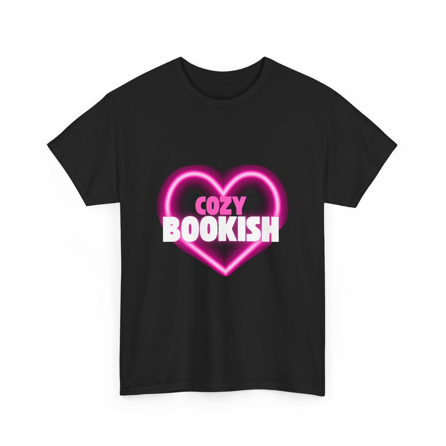 "Cozy Bookish - Hearts" T-Shirt