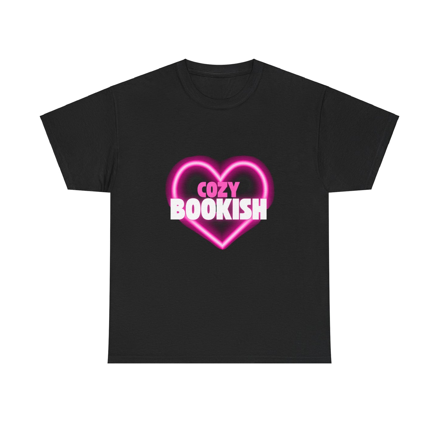 "Cozy Bookish - Hearts" T-Shirt