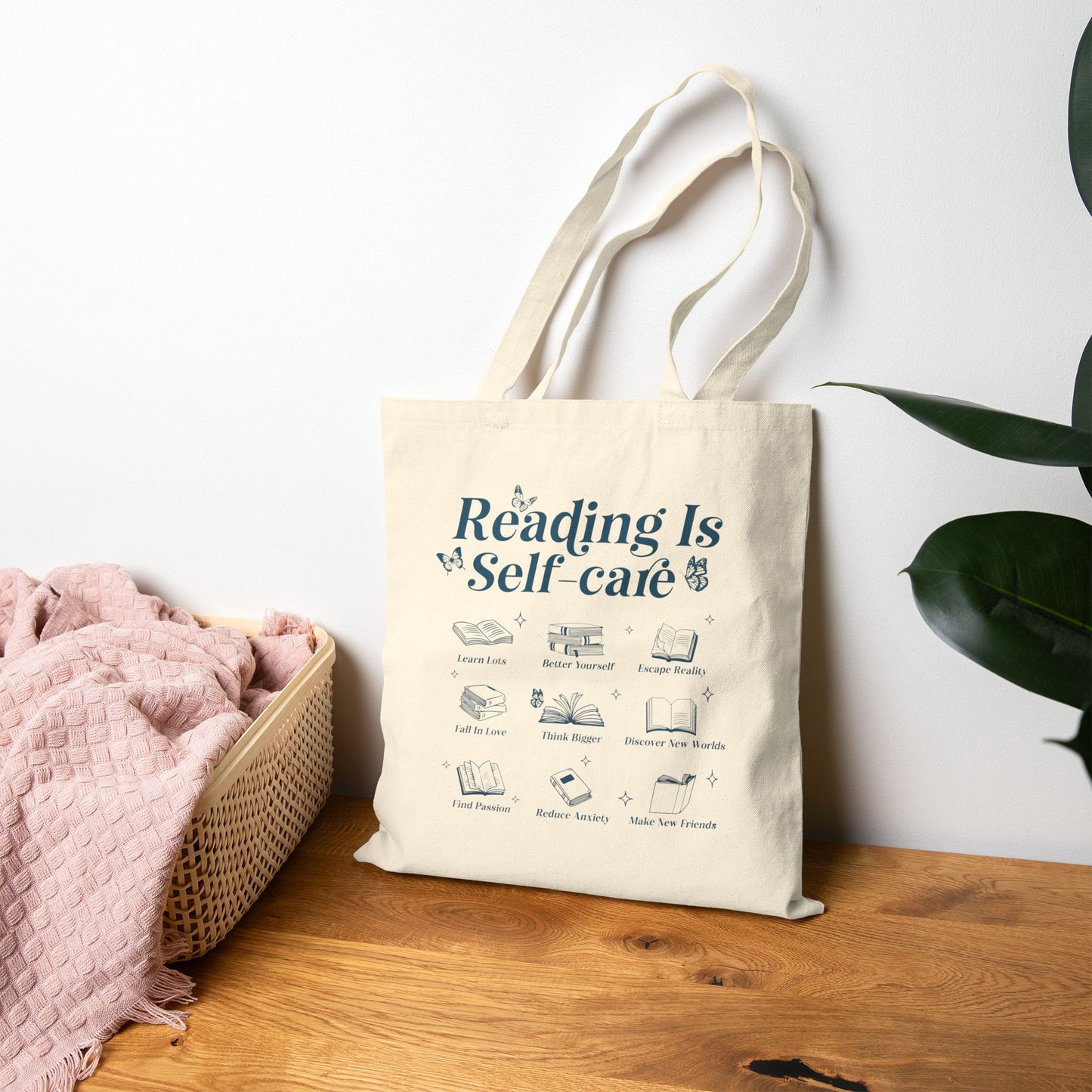 Reading is Self-Care – Canvas Tote