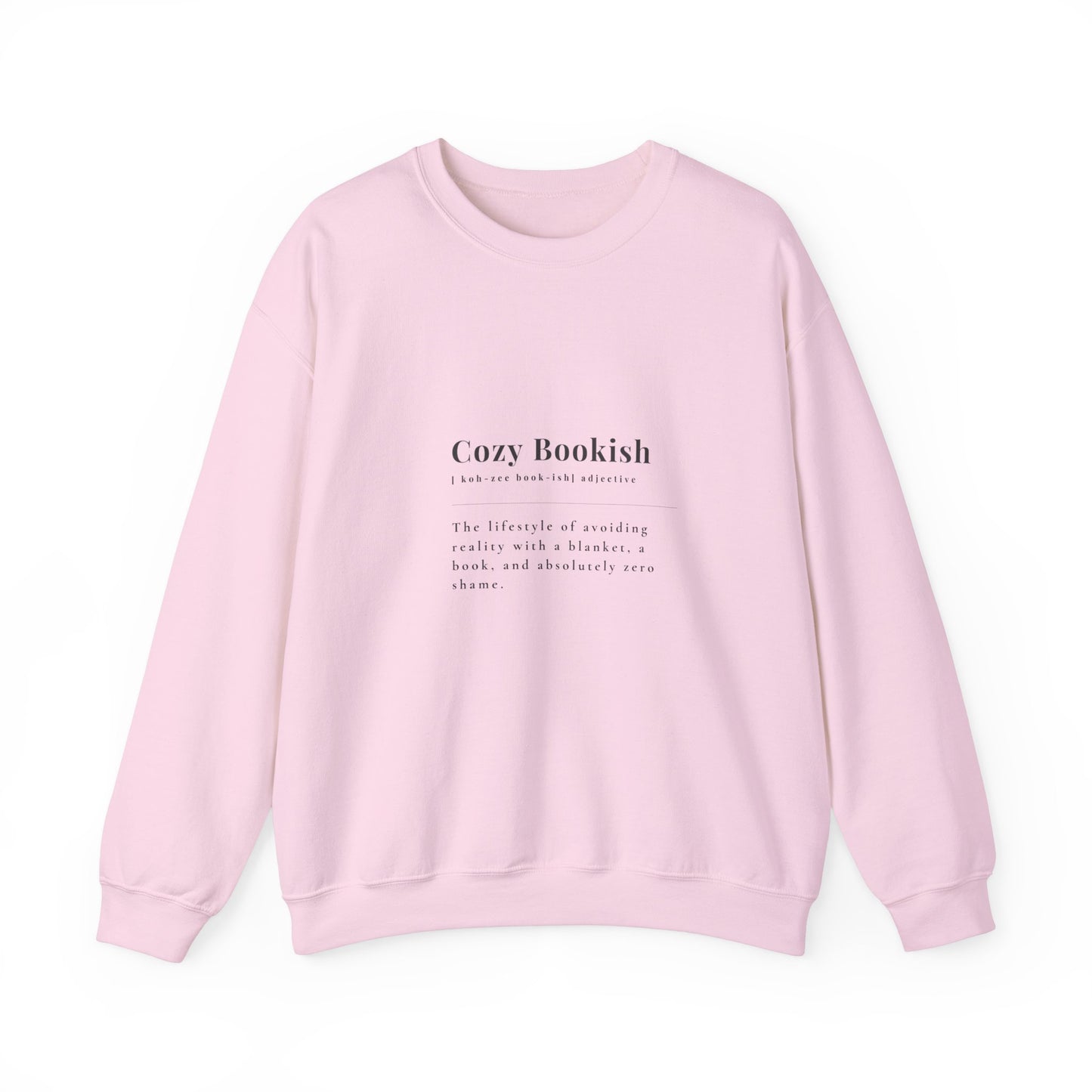 "Cozy Bookish" Sweatshirt - Perfect for Readers and Book Lovers