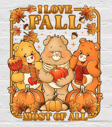 "I Love Fall" – 16 oz. Glass Tumbler
