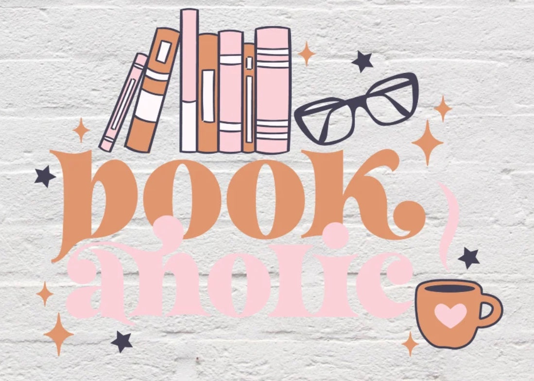 "Bookaholic" - 16 oz. Glass Tumbler