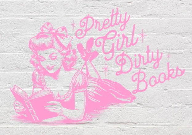 "Pretty Girl Dirty Books" - 16 oz. Glass Tumbler