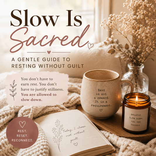 Slow Is Sacred: A Gentle Guide to Resting Without Guilt