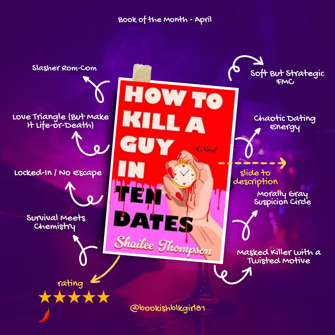 April 2026 - Book of the Month - How to Kill a Guy in Ten Dates by Shailee Thompson