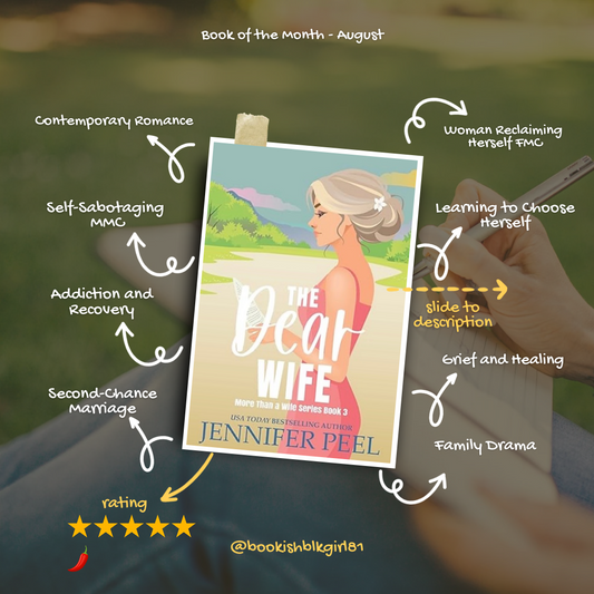 August 2026 - Book of the Month - The Dear Wife by Jennifer Peel