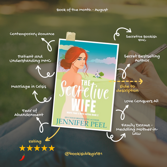 August 2026 - Book of the Month - The Secretive Wife by Jennifer Peel
