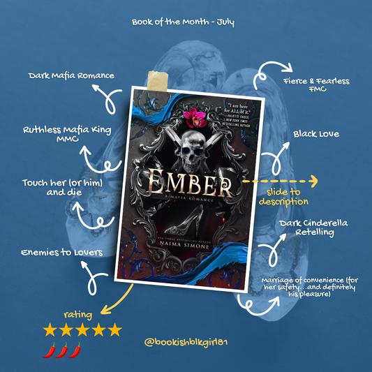 July 2026 - Book of the Month - Ember by Naima Simone