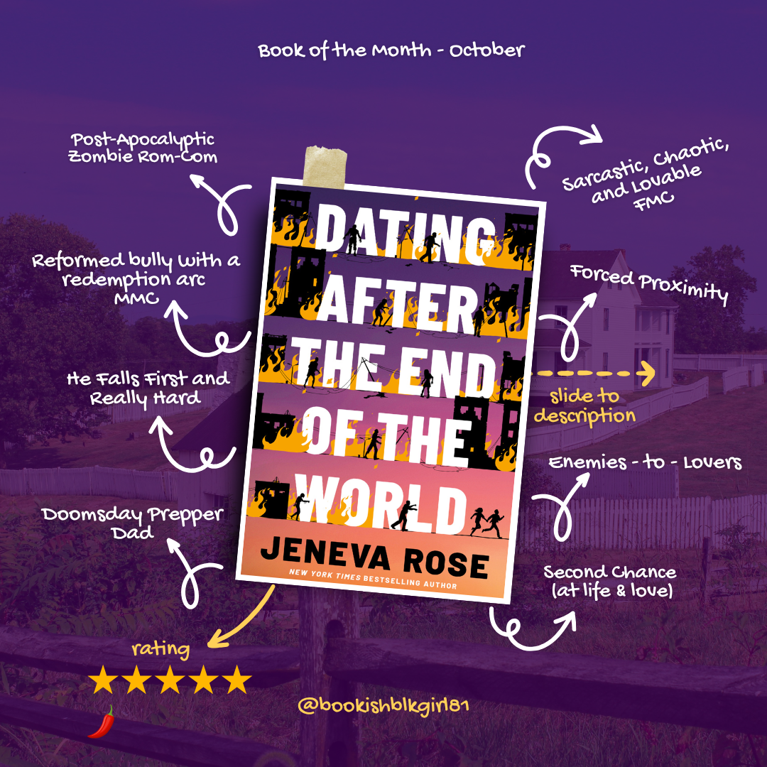 October 2025 - Book of the Month - Dating After the End of the World by Jeneva Rose