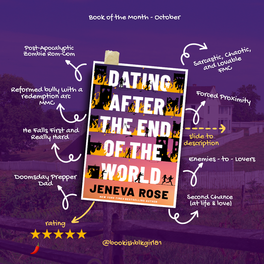 October 2025 - Book of the Month - Dating After the End of the World by Jeneva Rose