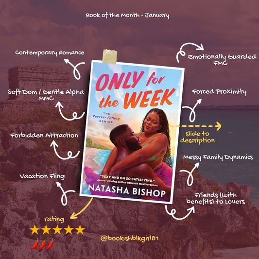 January 2026 - Book of the Month - Only for the Week by Natasha Bishop