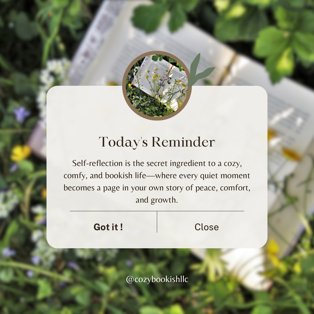 The Power of Self-Reflection: A Cozy, Comfy, and Bookish Approach to Life