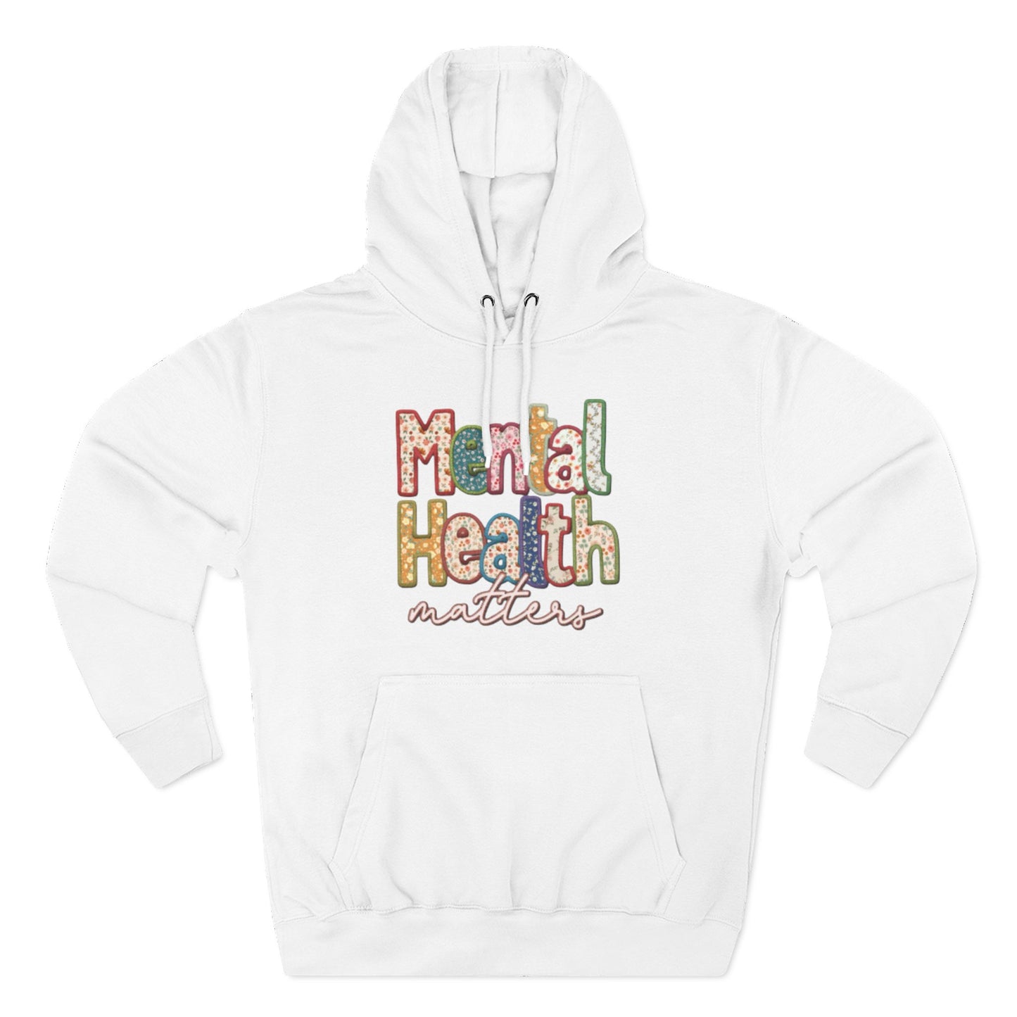 "Mental Health Matters – Quilted" Hoodie