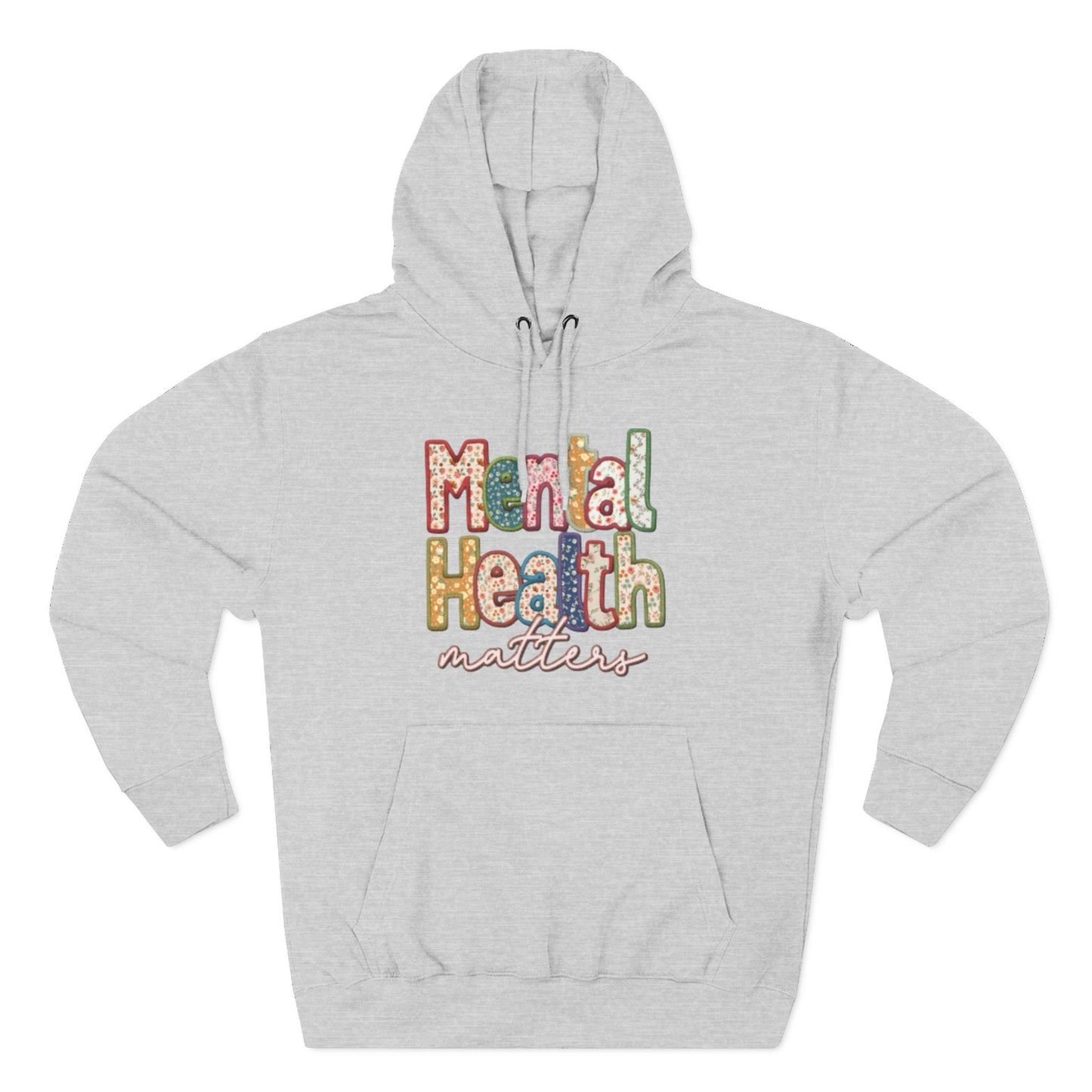 "Mental Health Matters – Quilted" Hoodie
