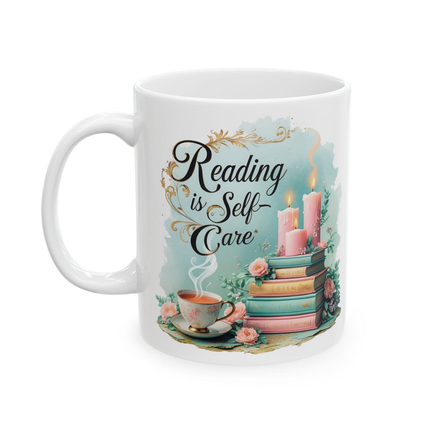 "Reading Is Self-Care - Dreamy" Mug (11 oz)