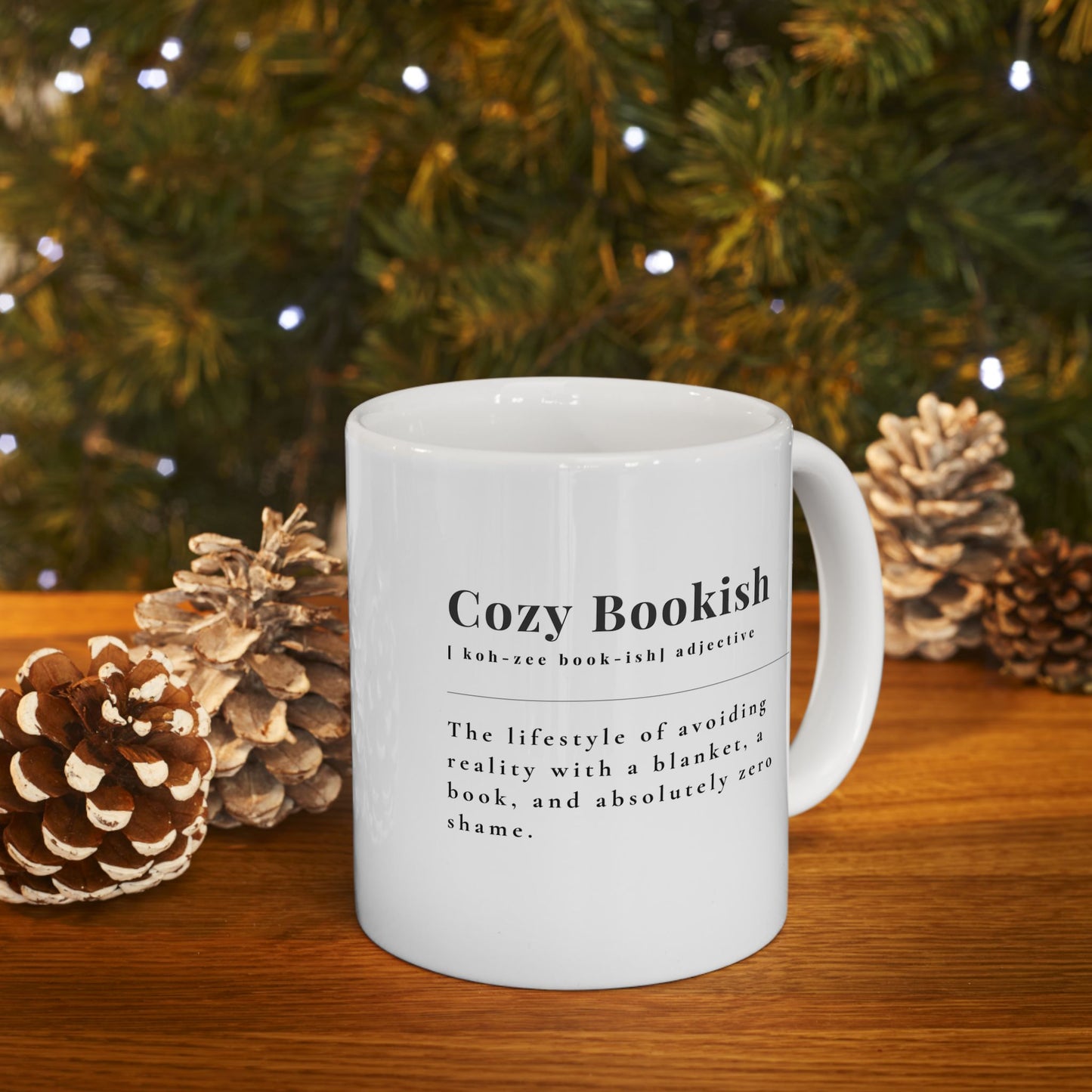 Cozy • Bookish • Sarcastic – 11 oz Mug