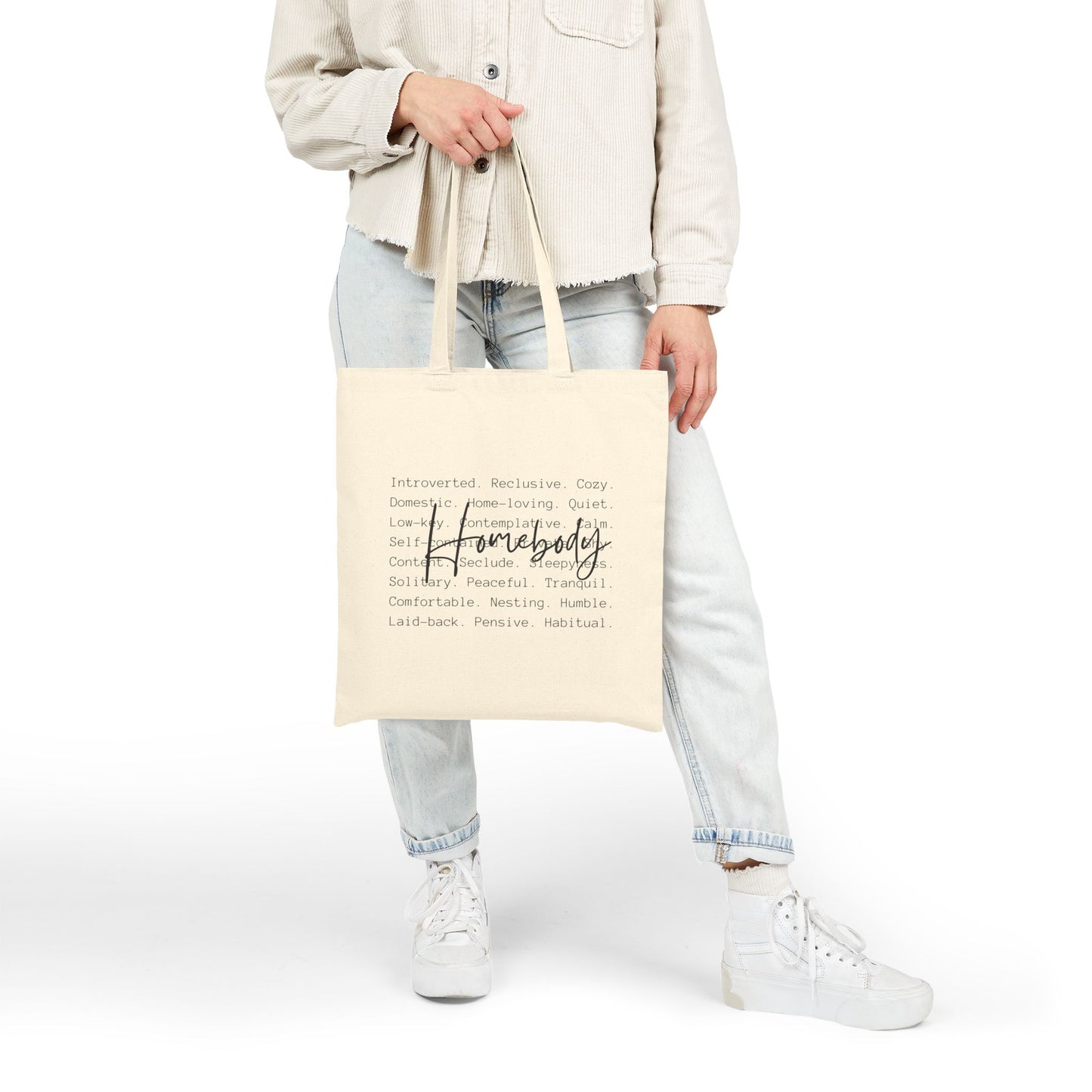 "Homebody" Tote Bag - Cozy, Peaceful, and Introverted Vibes