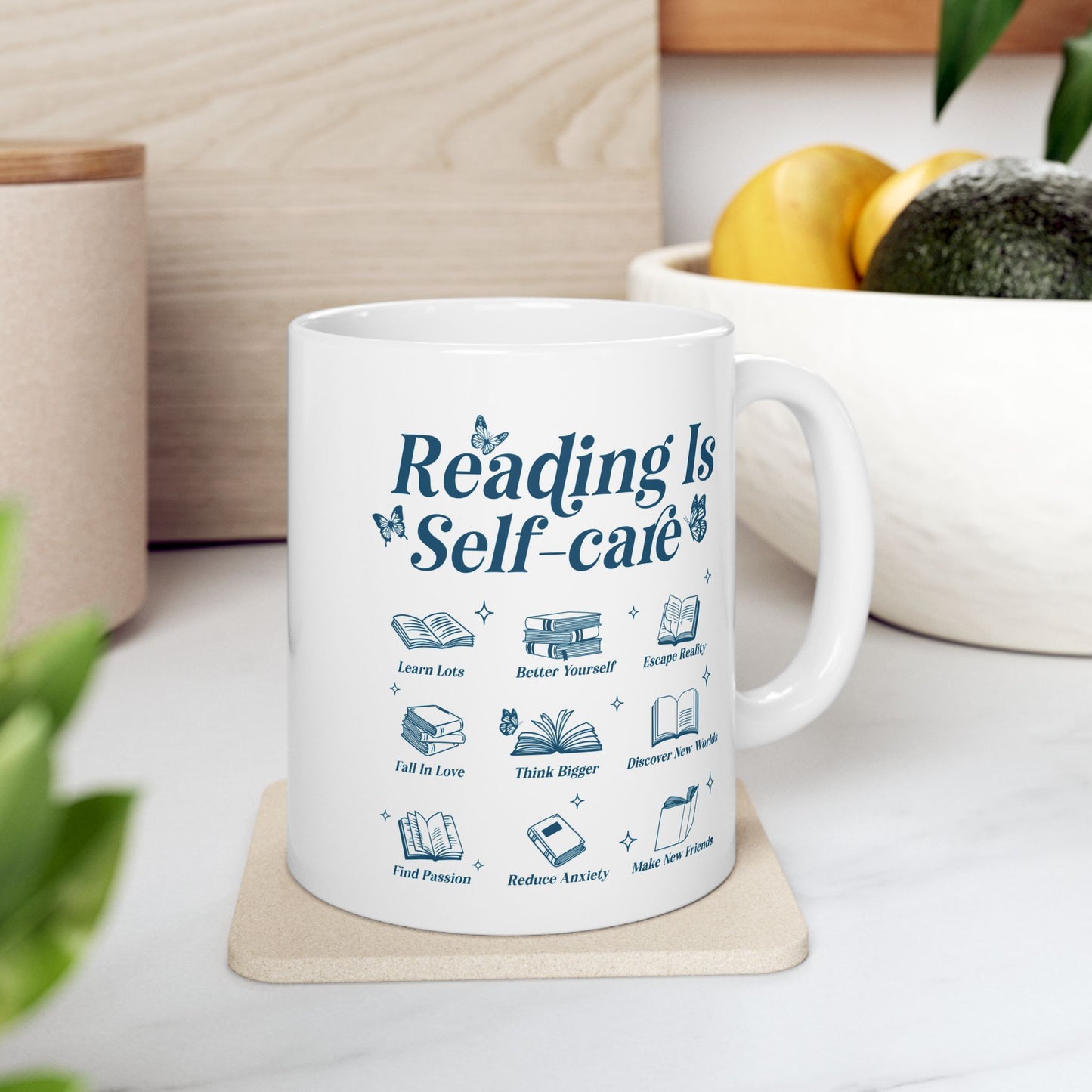 "Reading Is Self-Care" 11 oz. Mug