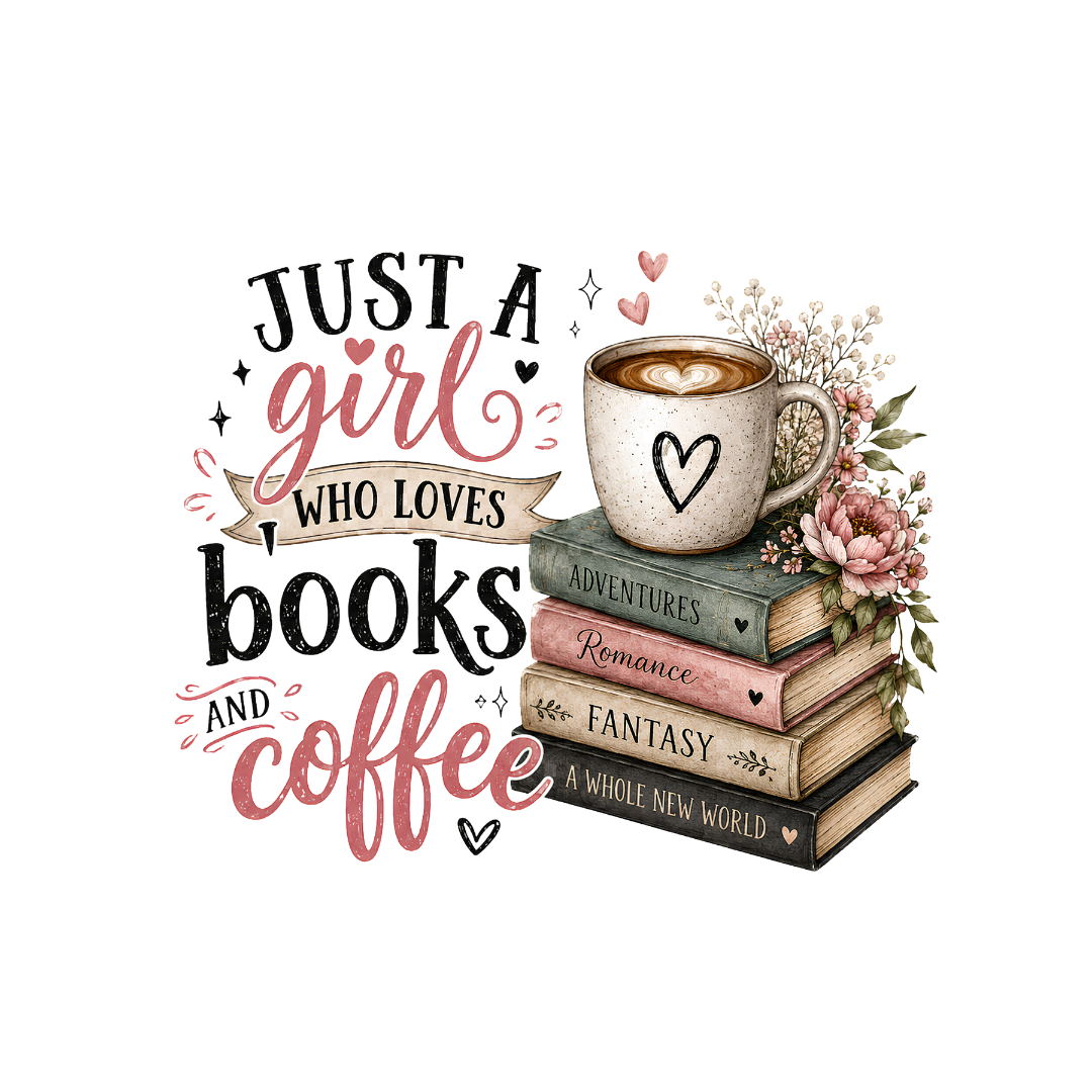 Just a Girl Who Loves Books and Coffee – 11 oz. White Mug