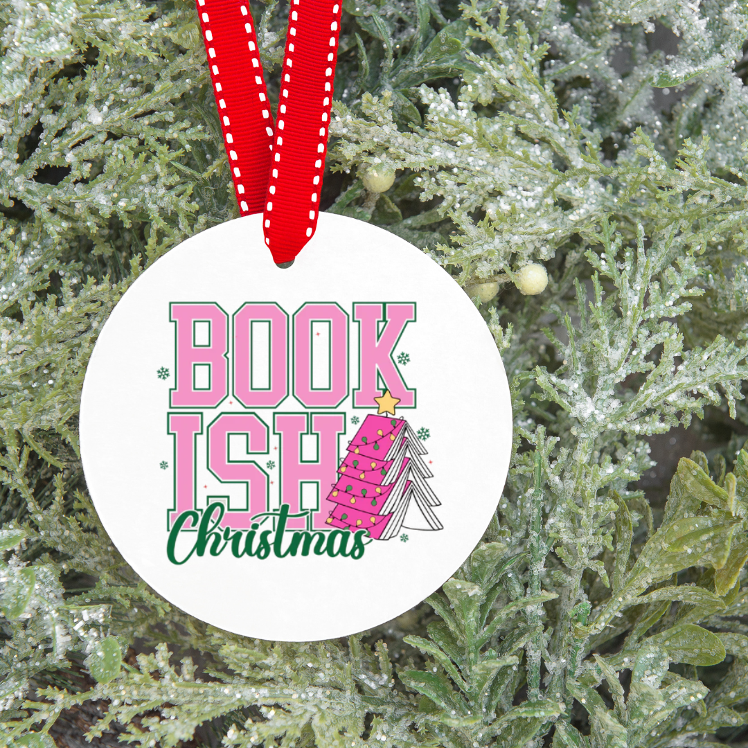 Cozy Bookish Christmas Acrylic Ornaments