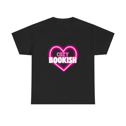 "Cozy Bookish - Hearts" T-Shirt