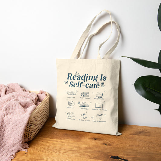 Reading is Self-Care – Canvas Tote