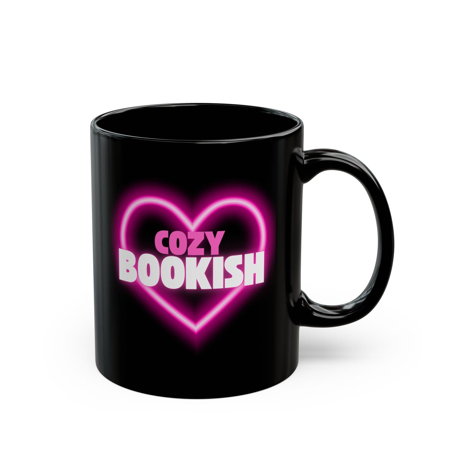 Cozy Bookish - Heart Mug  (11oz, 15oz)