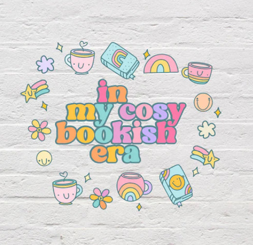 "In My Cozy Bookish Era" - 16 oz. Glass Tumbler