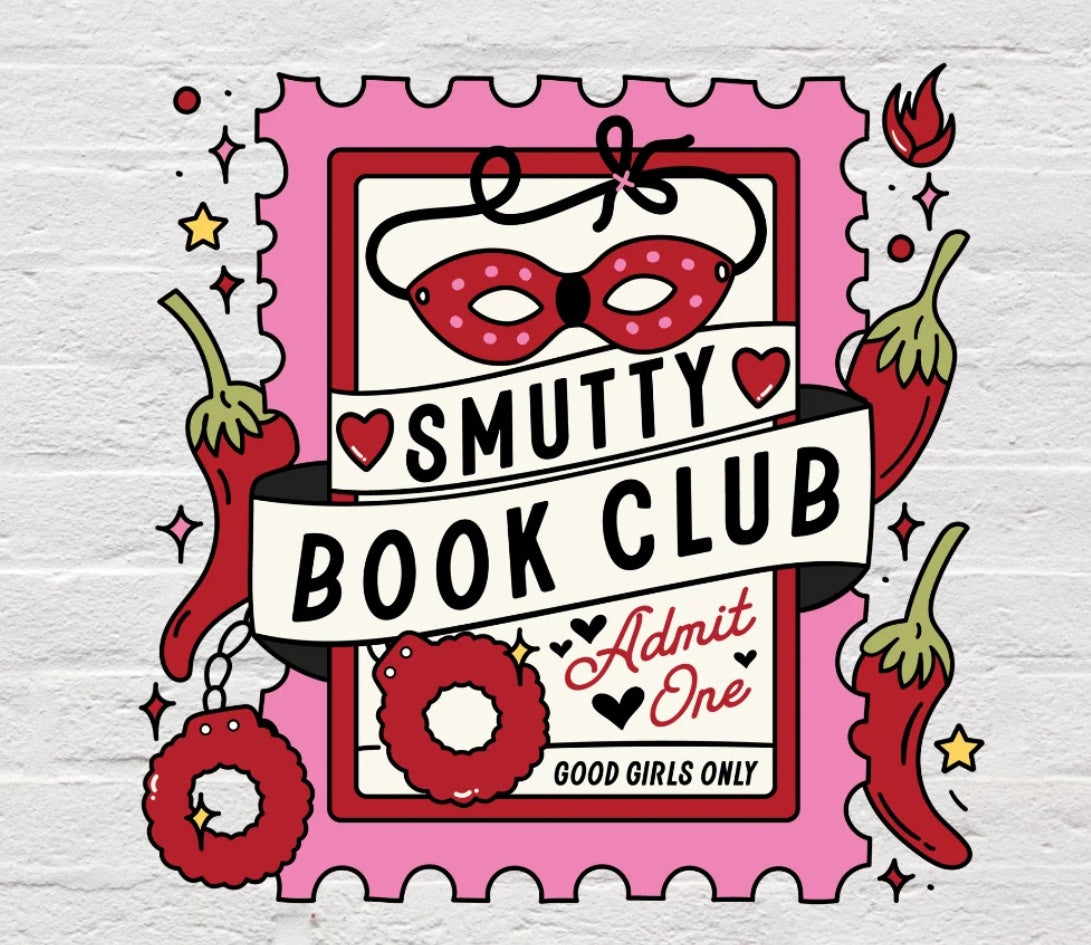 "Smutty Book Club" - 16 oz. Glass Tumbler