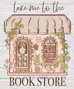 "Take Me to the Bookstore – Pink" Glass Tumbler (16 oz)