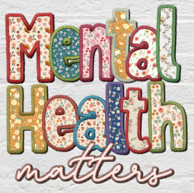 "Mental Health Matters – Quilted" Mug (11 oz)